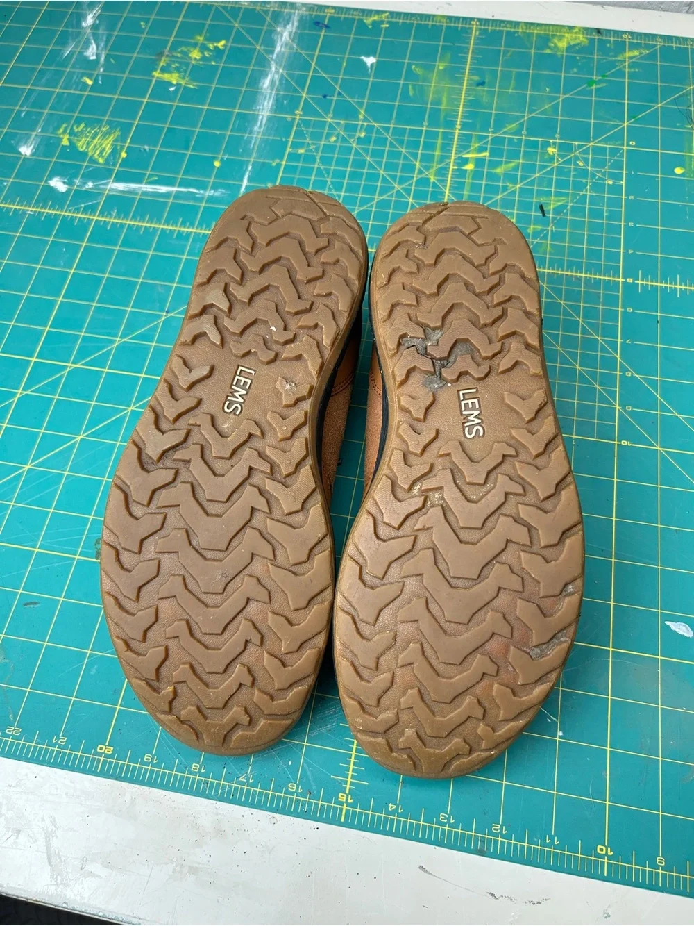 Lems Trailhead Shoes in Brown and Navy